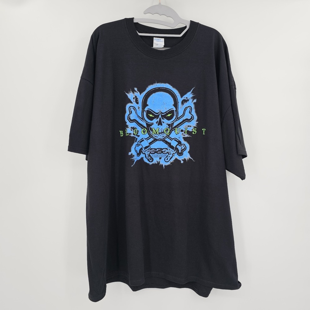 Scott Bloomquist T-Shirt 3XL Blue Lightning #0 No Weak Links Black - Picture 2 of 9